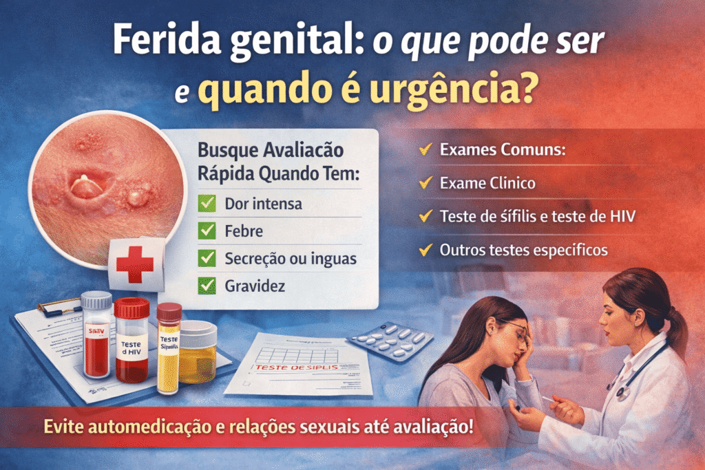 Ferida genital: o que pode ser e quando é urgência? 2 ferida genital compr 2