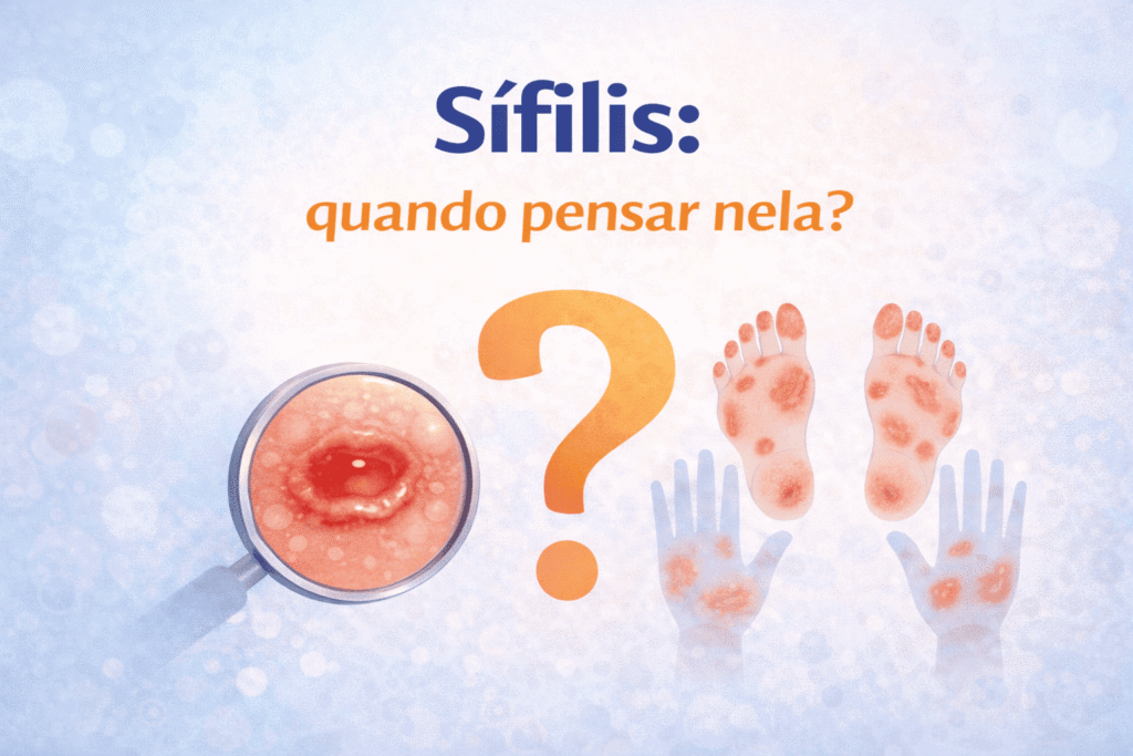 Sífilis: quais são os sintomas e quando testar? 8 sífilis