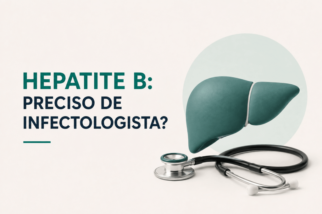 Tenho hepatite B: preciso de infectologista? 2 hep B preciso infecto compr