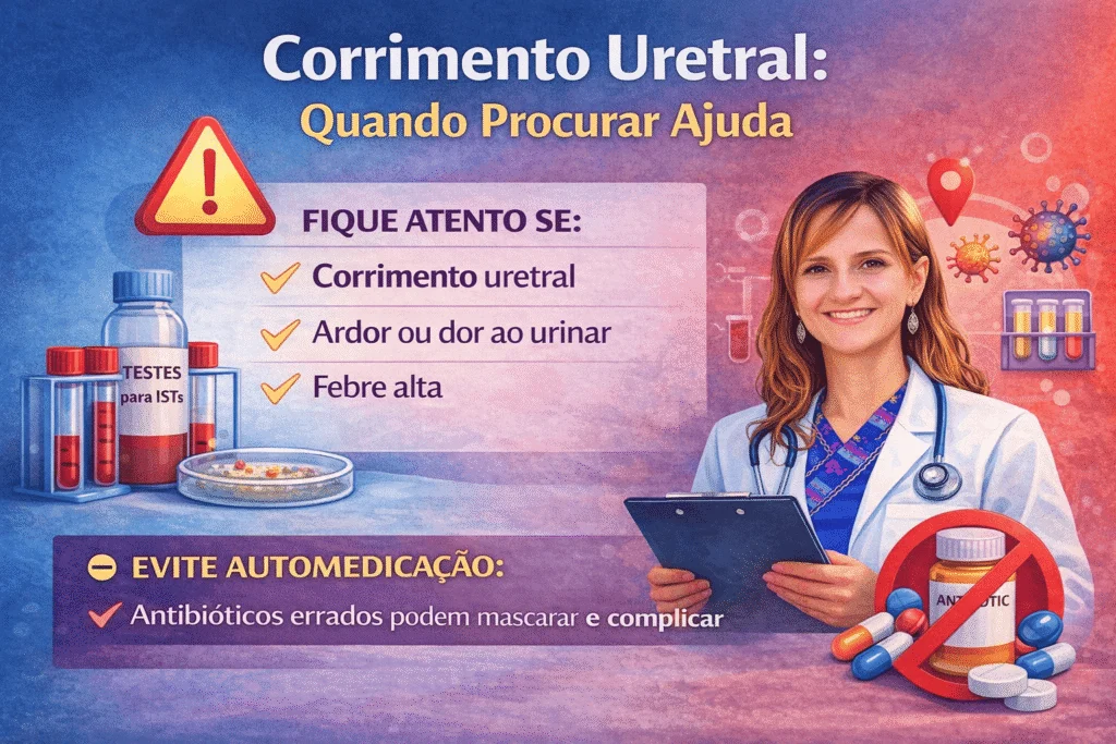 Corrimento uretral: quais são as causas e o que fazer? 2 corrimento uretral quando medico compr 2