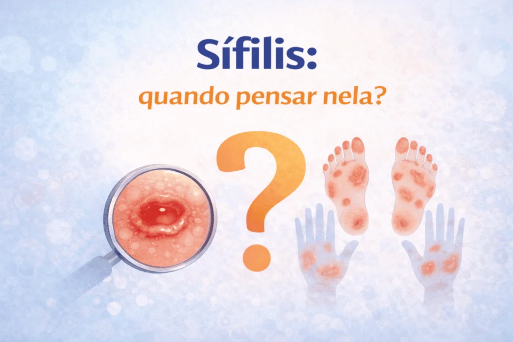 Sífilis: quais são os sintomas e quando testar? 1 sífilis